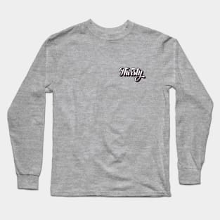 Thirsty Graffity Small Logo Long Sleeve T-Shirt